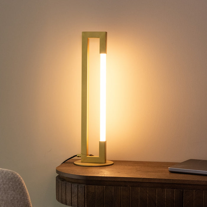 LABEL51 Tischlampe Futuro - Antikgold - Metall - Einheitsgröße
