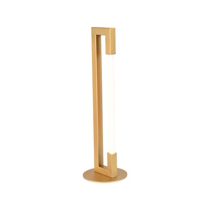 LABEL51 Tafellamp Futuro Metaal Antiek Goud 16x16x53 cm-Tafellampen-LABEL51