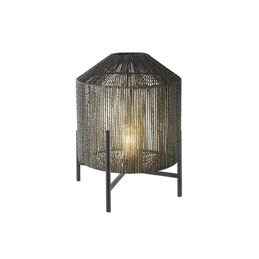 LABEL51 Tafellamp Ibiza - Zwart - Jute - 1-Lichts-Tafellampen-LABEL51