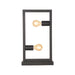 LABEL51 Tafellamp Quadrato Metaal Zwart 10x20x45 cm-Tafellampen-LABEL51