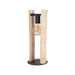 LABEL51 Tafellamp Woody Naturel Hout Zwart 18x18x45 cm-Tafellampen-LABEL51