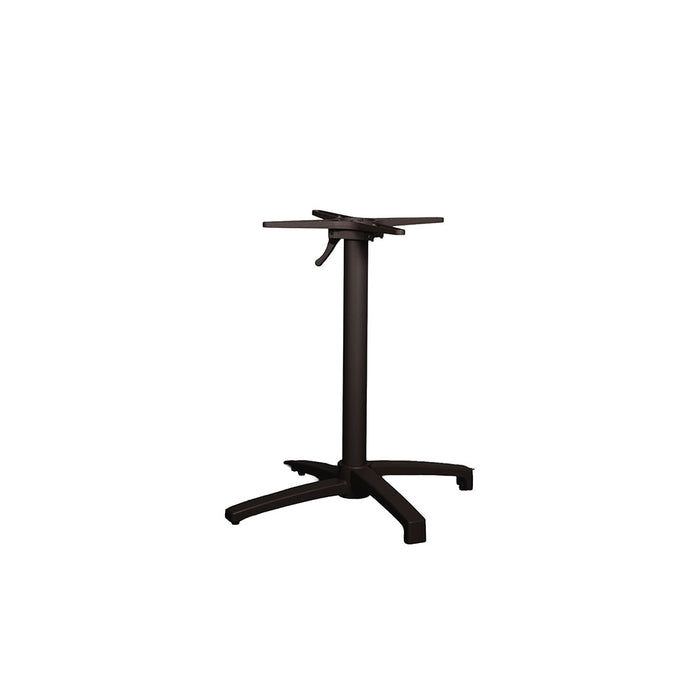 LABEL51 Esstisch Tischbein Klappbar Metall Bronze 68x68