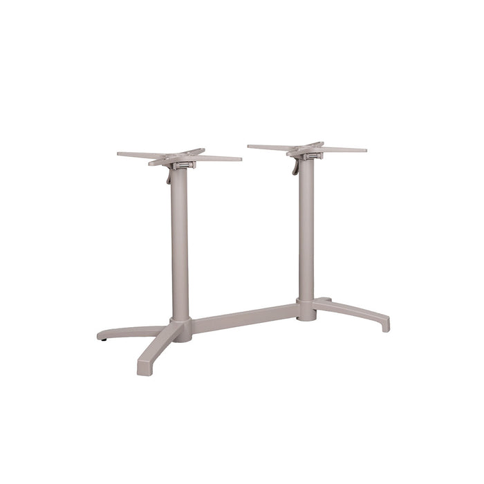 LABEL51 Tischbein doppelt klappbar taupe 70x40x72 cm