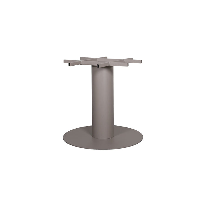 LABEL51 Esstisch Tischbein Extra Stable Metall Taupe 75x75