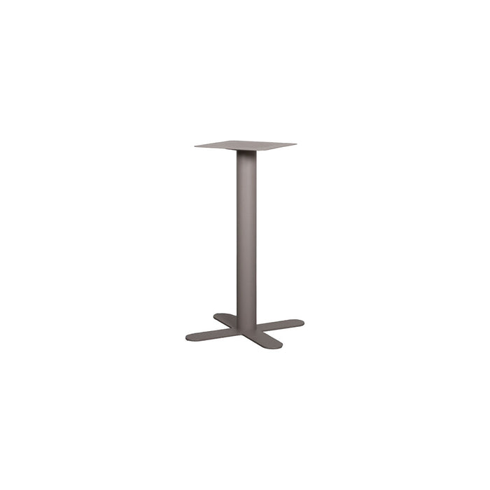 LABEL51 Tischbein X-Fuß taupefarbenes Metall 50x50x72 cm