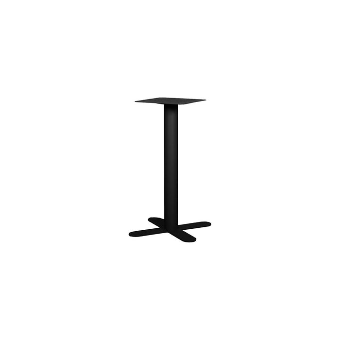 LABEL51 Tischbein X-Gestell Schwarz Metall 50x50x72 cm