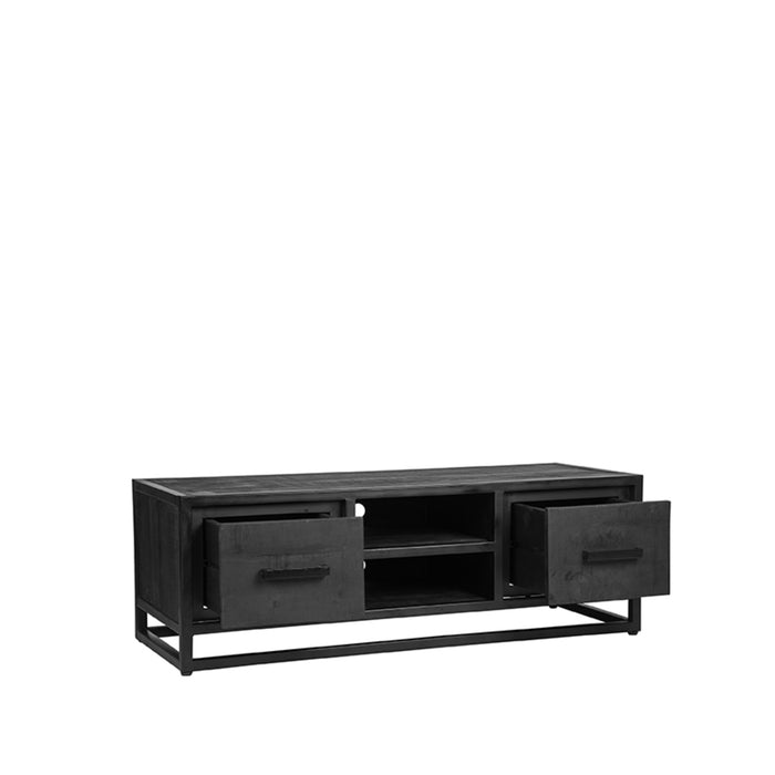 LABEL51 Tv-meubel Chili Zwart Mangohout 120 cm 120x45x40 cm-TV-meubels-LABEL51