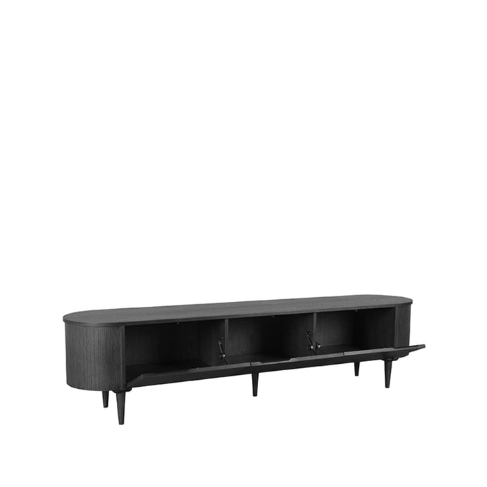LABEL51 Tv-meubel Oliva - Zwart - Eiken - 220 cm-TV-meubels-LABEL51