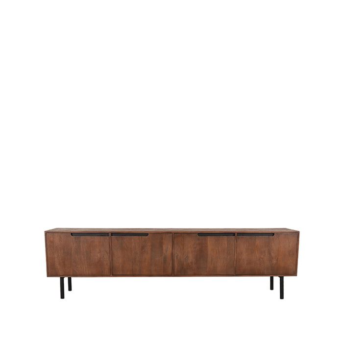 LABEL51 Tv-meubel Rio - Espresso - Mangohout - 220 cm-TV-meubels-LABEL51