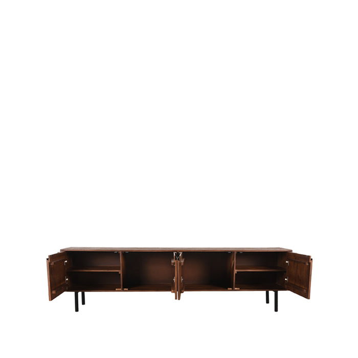 LABEL51 Tv-meubel Rio - Espresso - Mangohout - 220 cm-TV-meubels-LABEL51