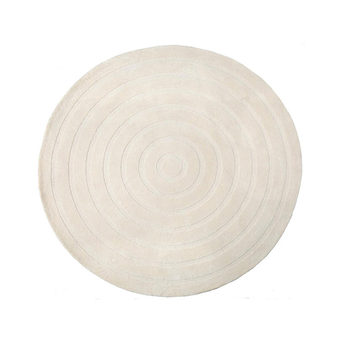 LABEL51 Vloerkleden Agra - Ivoor - Polyester - 150x150 cm - Rond-Vloerkleden-LABEL51