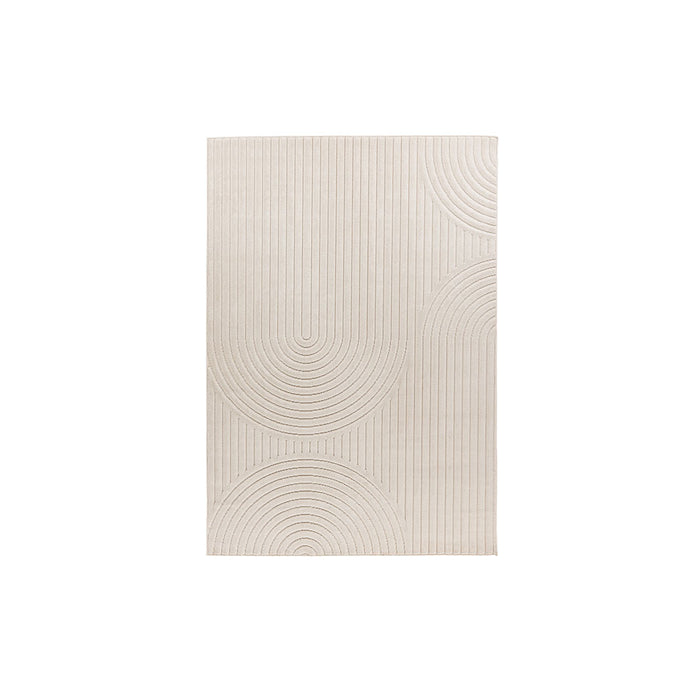 LABEL51 Vloerkleden Varo - Ivoor - Polyester - 160x230 cm-Rechthoekige vloerkleden-LABEL51