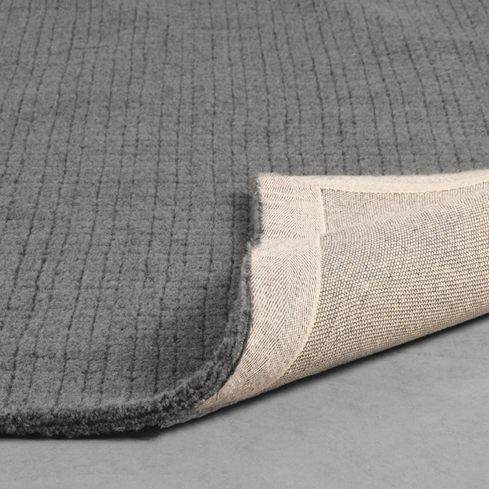 LABEL51 Vloerkleden Wolly - Antraciet - Wol - 160x230 cm-Rechthoekige vloerkleden-LABEL51