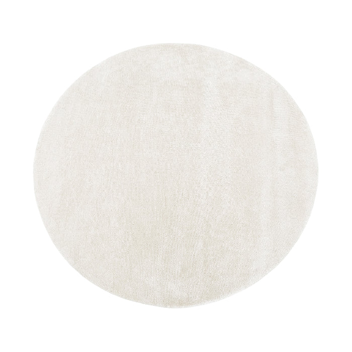 LABEL51 Vloerkleed 200x200 Mila Ivoor Polyester-Ronde vloerkleden-LABEL51