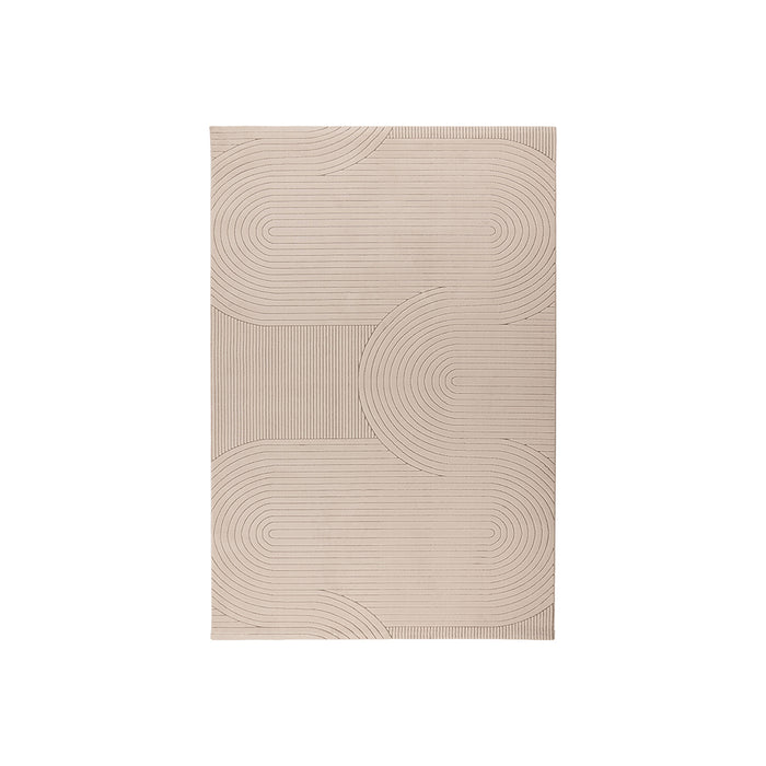LABEL51 Vloerkleed 290x160 Lavita Taupe Polyester-Rechthoekige vloerkleden-LABEL51