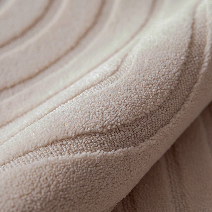 LABEL51 Teppich Agra Rund Taupe 200 cm