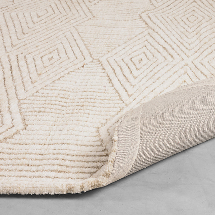 LABEL51 Vloerkleed Cosy Taupe Polyester 200x300 cm-Rechthoekige vloerkleden-LABEL51