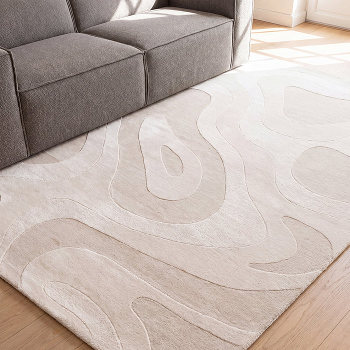 LABEL51 Teppich Gamo Elfenbein 160x230 cm