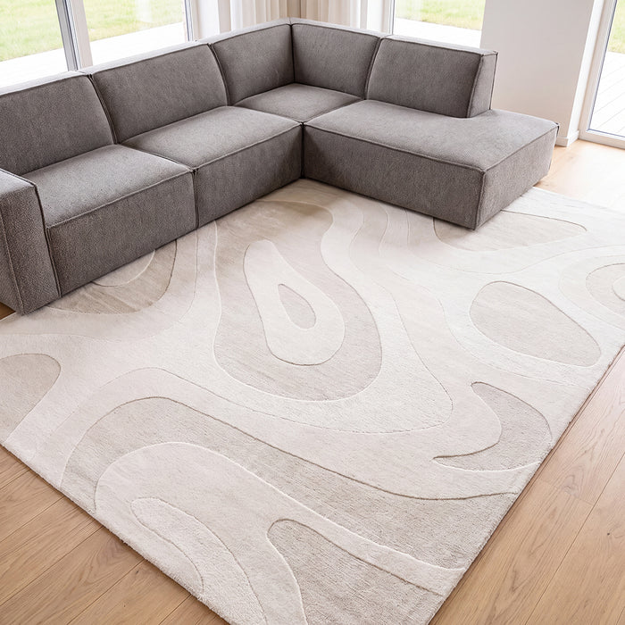 LABEL51 Teppich Gamo Elfenbein 200x290 cm