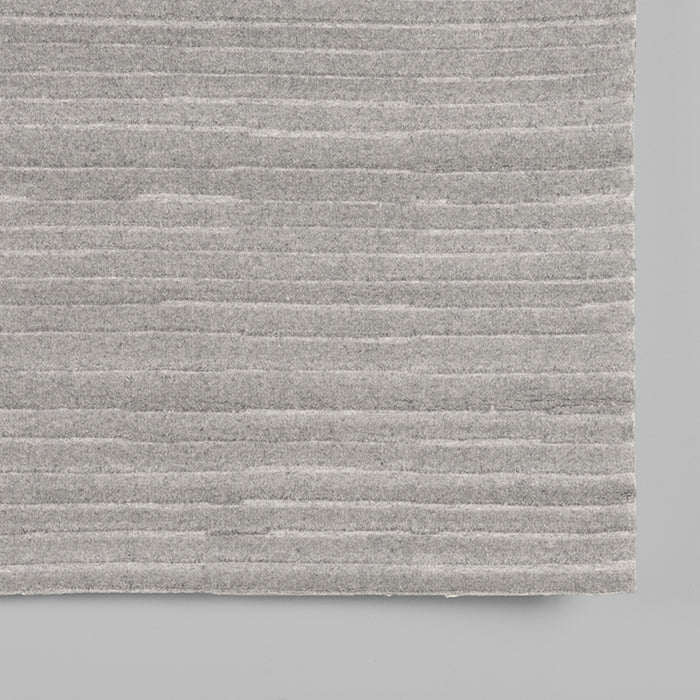 LABEL51 Vloerkleed Luxy Grijs Wol 160x230 cm-Rechthoekige vloerkleden-LABEL51