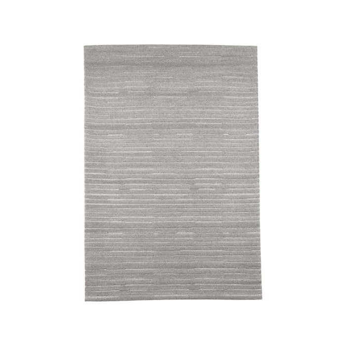 LABEL51 Vloerkleed Luxy Grijs Wol 160x230 cm-Rechthoekige vloerkleden-LABEL51