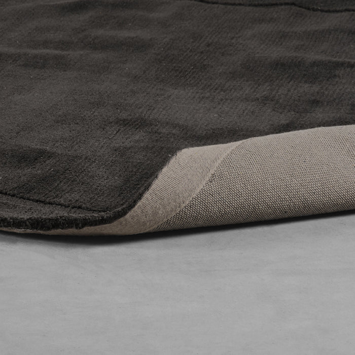 LABEL51 Vloerkleed Mody Antraciet Polyester 160x230 cm-Rechthoekige vloerkleden-LABEL51