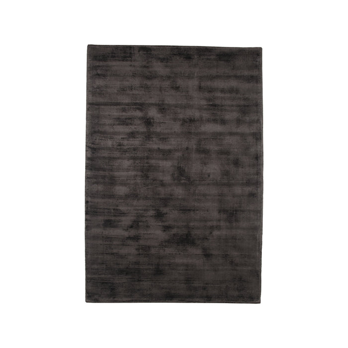 LABEL51 Vloerkleed Velvy Antraciet Viscose 160x230 cm-Rechthoekige vloerkleden-LABEL51