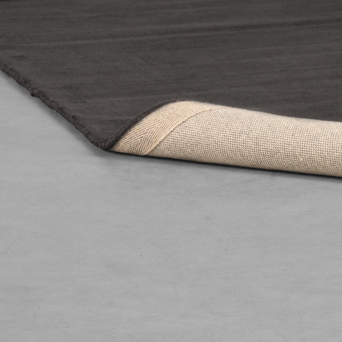 LABEL51 Vloerkleed Velvy Antraciet Viscose 200x300 cm-Rechthoekige vloerkleden-LABEL51