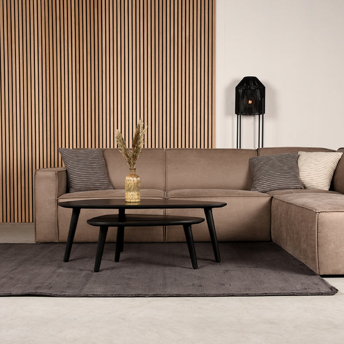 LABEL51 Vloerkleed Velvy Antraciet Viscose 200x300 cm-Rechthoekige vloerkleden-LABEL51