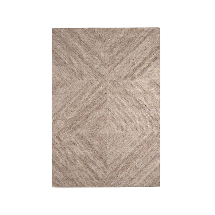 LABEL51 Vloerkleed Vloerkleden Blendy Taupe Wol 160x230 cm-Rechthoekige vloerkleden-LABEL51