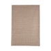 LABEL51 Wolly vloerkleed in taupe wol, rechthoekig 200x300 cm met modern gestanst lijnenspel en reliëf.