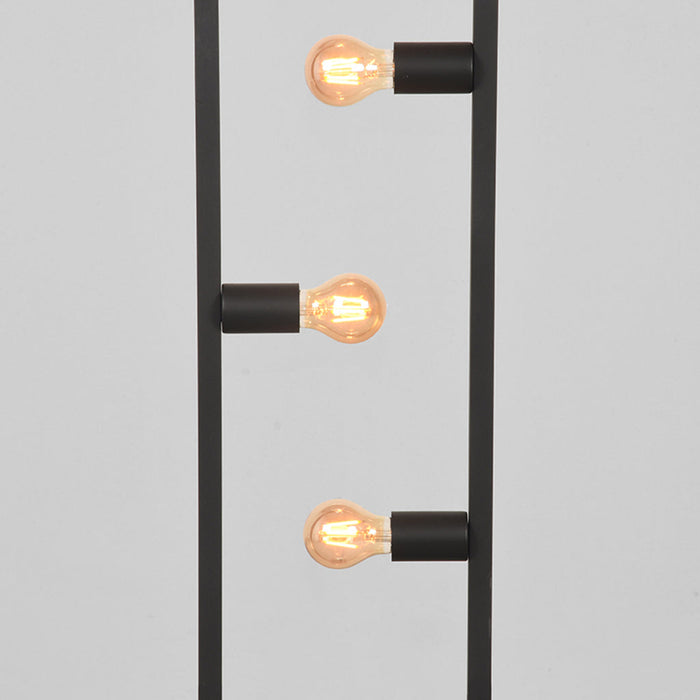 LABEL51 Vloerlamp Quadrato - Zwart - Metaal - One Size-Vloerlampen-LABEL51