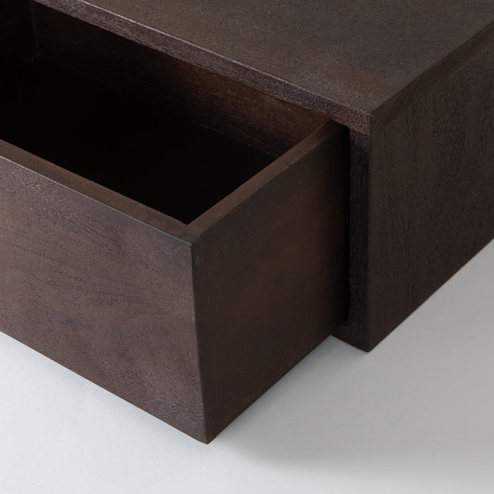 LABEL51 Wanddekoration Hover - Espresso - Mangoholz - 45 cm