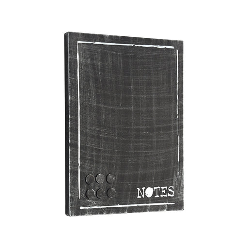 LABEL51 Wanddecoratie Memobord Antiek Zwart Metaal - 36x3x46 cm-Wanddecoratie-LABEL51
