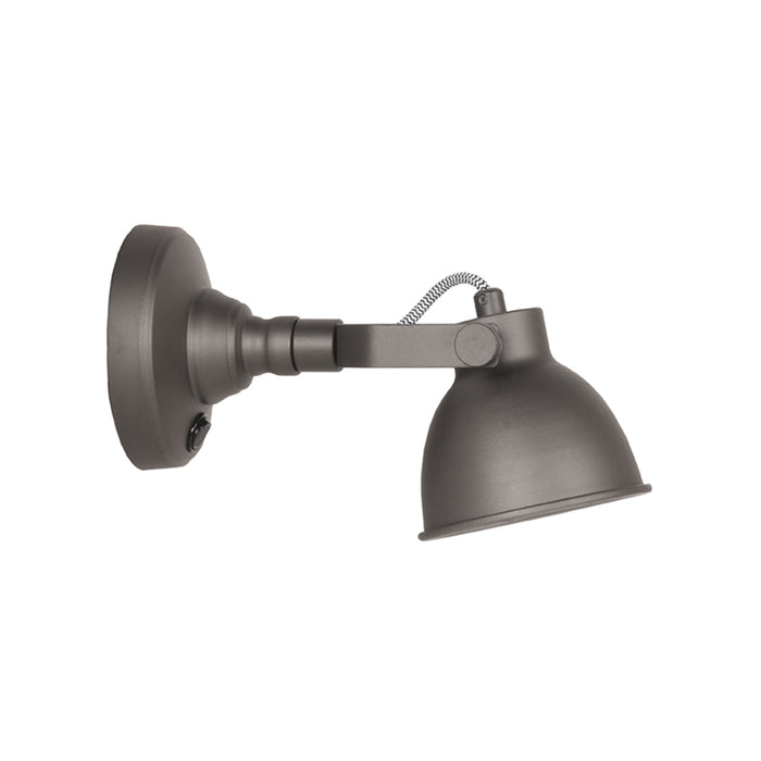 LABEL51 Wandlamp Bow - Burned Steel - Metaal - M-Tafellampen-LABEL51