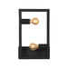 LABEL51 Wandlamp Quadrato - Zwart - Metaal - One Size-Wandlampen-LABEL51