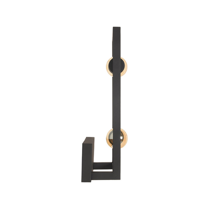 LABEL51 Wandlamp Quadrato - Zwart - Metaal - One Size-Wandlampen-LABEL51