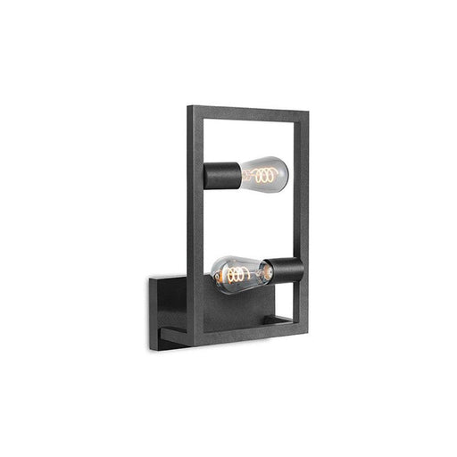 LABEL51 Wandlamp Quadrato - Zwart - Metaal - One Size-Wandlampen-LABEL51