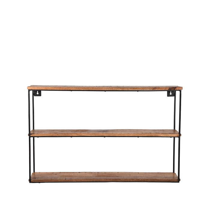 LABEL51 Wandrek Vintage Rough Mangohout 80x20x50 cm-Wandplanken-LABEL51