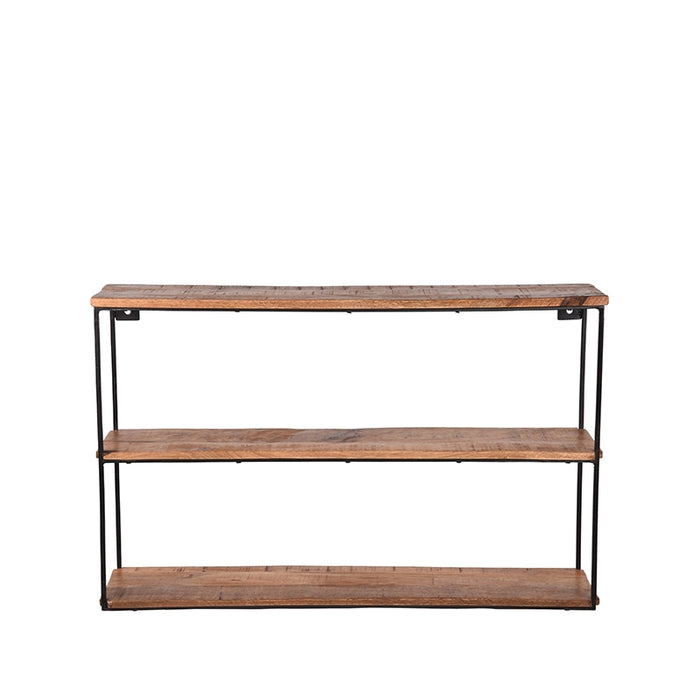 LABEL51 Wandrek Vintage Rough Mangohout 80x20x50 cm-Wandplanken-LABEL51