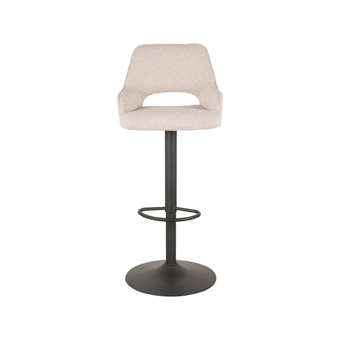 Label51 Barkruk Fer 45x47x92-113 cm wit Boucle-Barkrukken-LABEL51