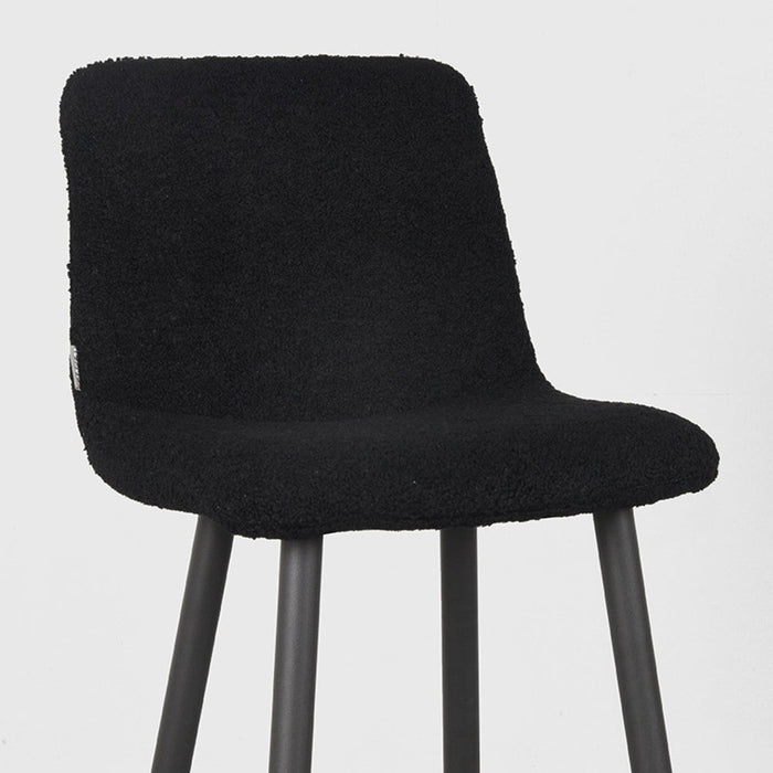 Label51 Barkruk Jep - Zwart - Teddy - Zithoogte 78-Barkrukken-LABEL51