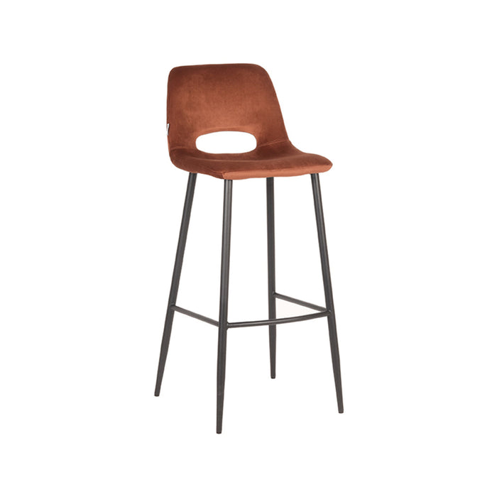 Label51 Barkruk Josh - Rust - Fluweel - Zithoogte 78-Barkrukken-LABEL51