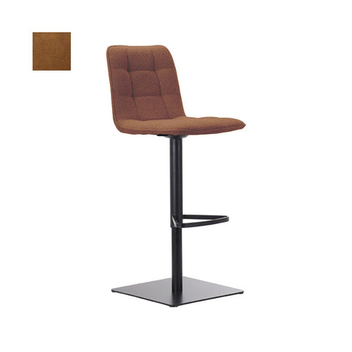 Label51 Barkruk Juul 45x56x88-113 cm Oker | Velours-Barkrukken-LABEL51