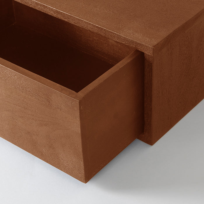 LABEL51 Bijzettafel Hover - Nature Smooth - Mangohout - 45 cm-Bijzettafels-LABEL51