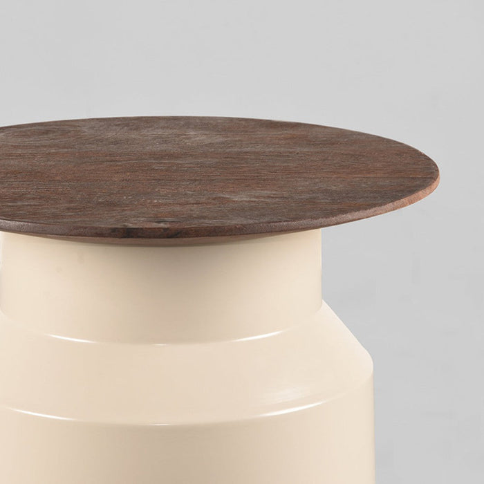 Label51 Bijzettafel Jik - Beige - Hout-Bijzettafels-LABEL51