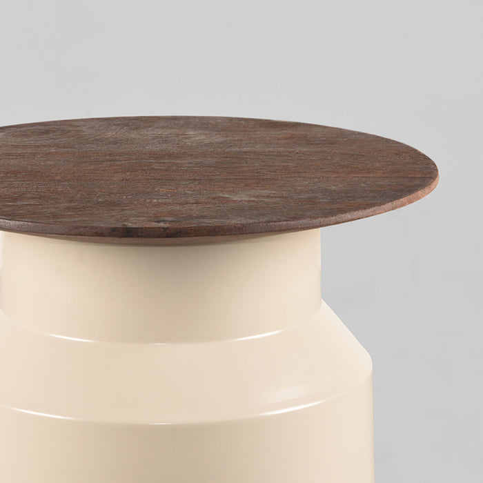 Label51 Bijzettafel Jik - Beige - Hout-Bijzettafels-LABEL51