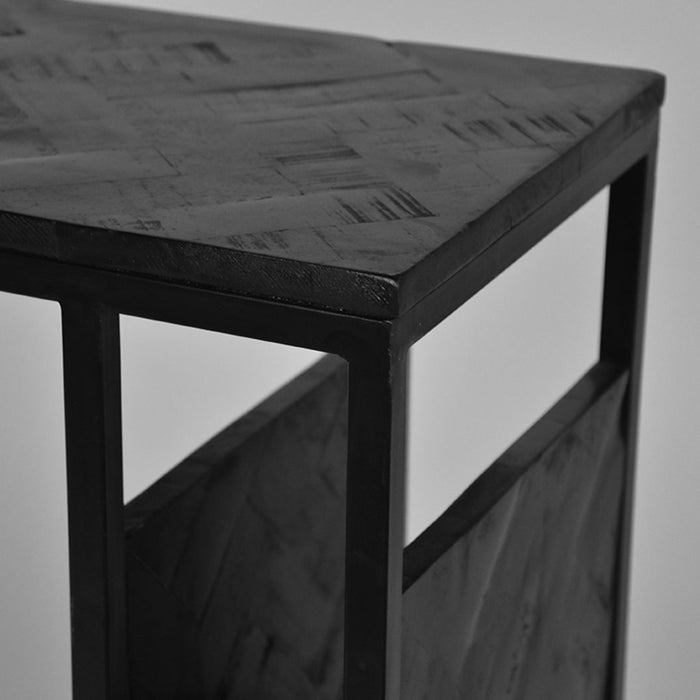 Label51 Bijzettafel Shift - Zwart - Mangohout-Bijzettafels-LABEL51