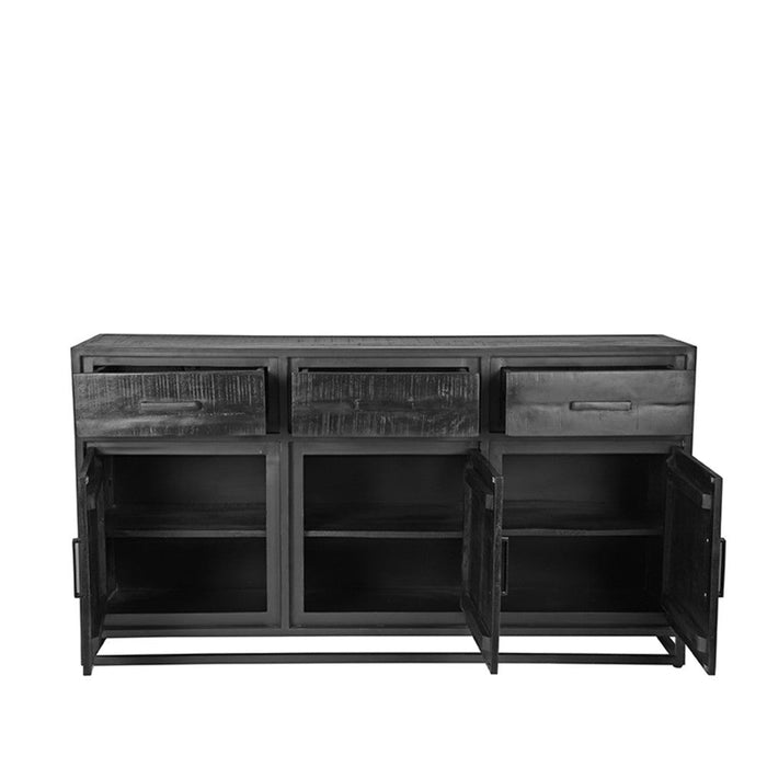 Label51 Dressoir Chili - Zwart - Mangohout-Dressoirs-LABEL51