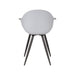 LABEL51 Eetkamerstoel Luca - Grijs - PP - Zwart Metalen Frame-Eetkamerstoelen-LABEL51